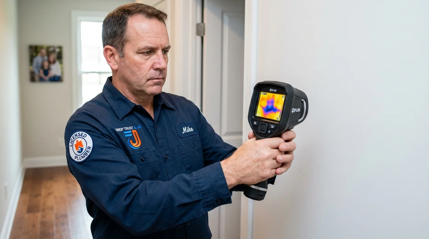 Thermal imaging leak detection by Johns Plumbing LLC in Van